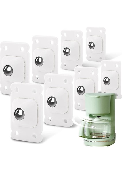 Kendinden Yapışkanlı Tekerlekler, 360 Derece Yapışkanlı Bilyalı Tekerler, 8pcs (Yurt Dışından) fiyatları