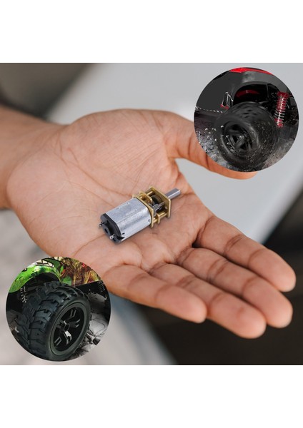 Dc 6 V 10 Rpm Mikro Hız Azaltma Motoru Mini Dişli Kutusu Motor 2 Terminalli Rc Araba Robot Modeli Dıy Motor Oyuncak (Yurt Dışından)