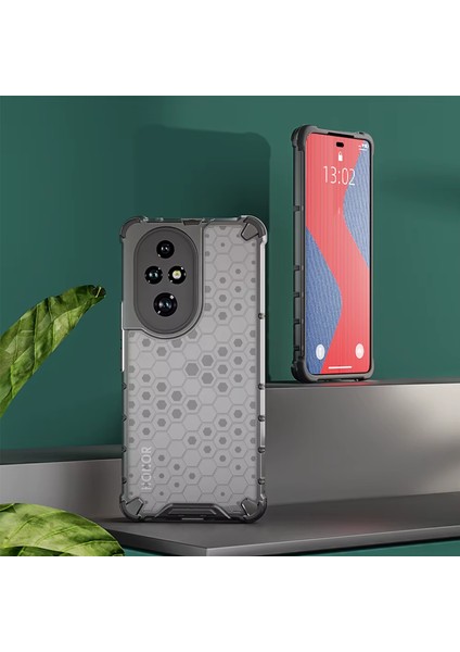 Honor 200 ile Uyumlu Honeycomb Serisi Darbeye Dayanıklı KILIF-AL5132