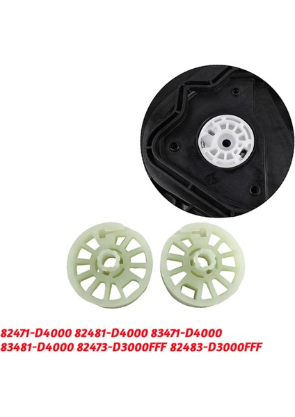 1 Çift Sol + Sağ Pencere Regülatörü Vites Tamburu Hyundai Tucson Kia Sportage Ql Optima 2016-2019 82473-D3000FFF 82483-D3000FFF (Yurt Dışından) fırsatları
