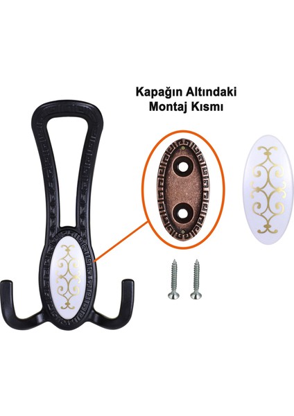 Metal Portmanto Vestiyer Duvar Dolap Elbise Mobilya Kapı Askısı Askılığı Askılık Mat Siyah fırsatları