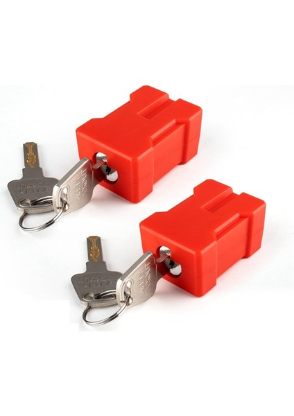 2 Set Fiş Kilidi - Elektrik Kablosu Fiş Kilitleme Cihazı, Elektrik Kapatma Servisi Abd Standardı 2 ve 3 Uçlu Fişlere Uyar (Yurt Dışından)