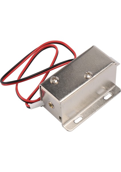 Mini Elektromanyetik Kilit Dc 12V Elektrikli Cıvata Kilidi Küçük Elektrikli Kontrol Kabini Kapı Kilidi (A) (Yurt Dışından)