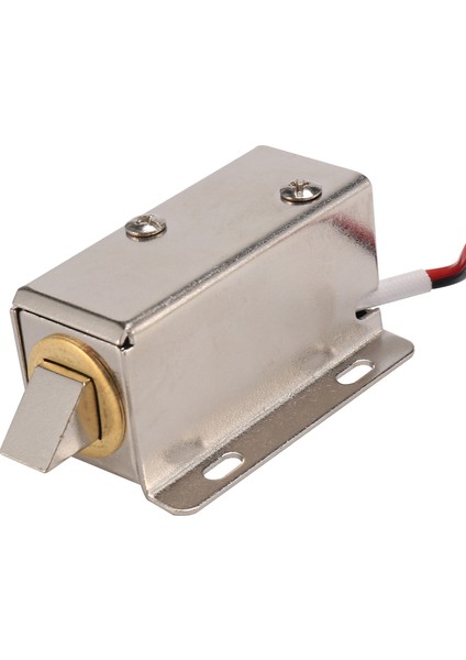 Mini Elektromanyetik Kilit Dc 12V Elektrikli Cıvata Kilidi Küçük Elektrikli Kontrol Kabini Kapı Kilidi (A) (Yurt Dışından)