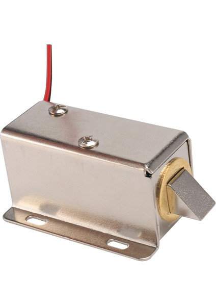Mini Elektromanyetik Kilit Dc 12V Elektrikli Cıvata Kilidi Küçük Elektrikli Kontrol Kabini Kapı Kilidi (A) (Yurt Dışından)