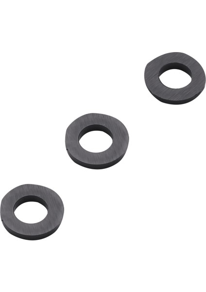 M3 x 6mm x 1mm Naylon Düz Yalıtım Yıkayıcılar Contalar Paspayı Siyah 200 Adet (Yurt Dışından)