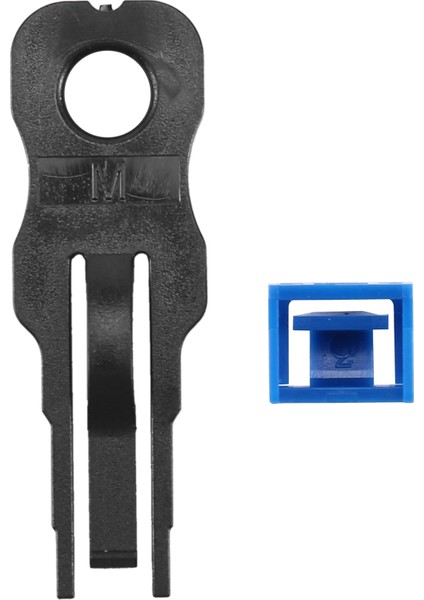 100 Adet Mavi RJ45 Bağlantı Noktası Ethernet Lan Hub Anti Toz Kapağı Fiş Kapağı Blokaj Koruyucu Tescilli Kilit ve Anahtar (Yurt Dışından)