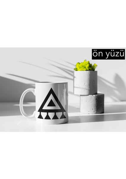 Anadolu Kilim Serisi Yıldız Motifi Kupa Baskı No:7