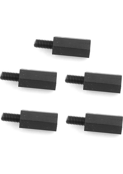 100 Adet M3 12MM + 6mm Naylon Ara Parça Hex Anakart Için Stand-Off Ayağı (Yurt Dışından)