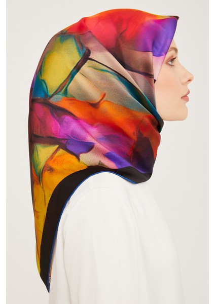 Nostalji Serisi Twill Ipek Eşarp 9014D-01 modelleri