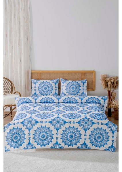 Alaçatı Çift Kişilik Baskılı Pike 200 x 220 cm