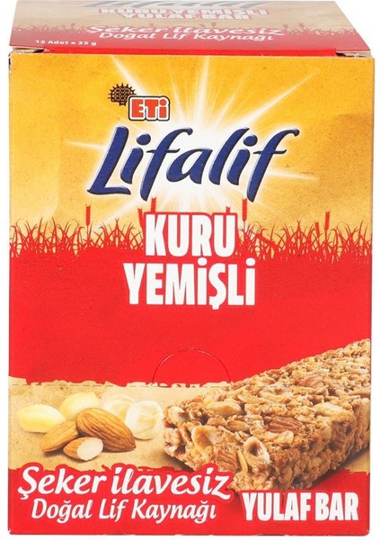 Lifalif Kuruyemişli Müsli Bar 35 G x 16 Adet