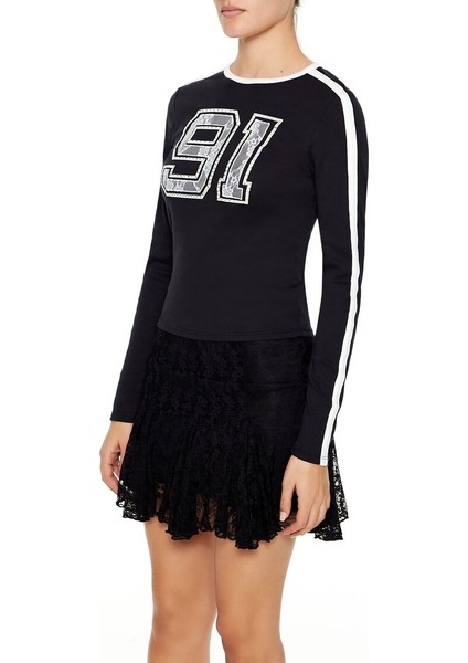 Baskılı Uzun Kollu Tişört