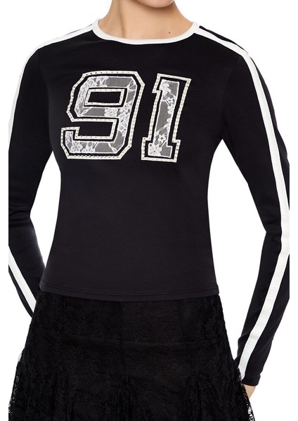 Baskılı Uzun Kollu Tişört indirimleri