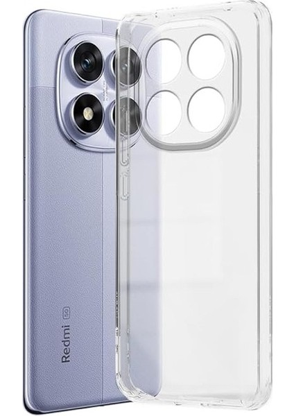 Xiaomi Redmi Note 14 Pro 5g Kılıf Kamera Korumalı Şeffaf Yumuşak Silikon Kılıf