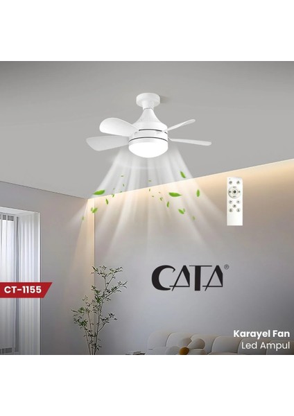 Karayel Fan 82W LED Ampul Dimmerli