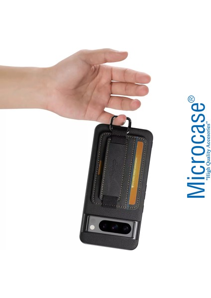 Google Pixel 9 Pro Xl ile Uyumlu Askılıklı Kartlıklı Standlı Deri Kaplama KILIF-AL5137 fiyatları