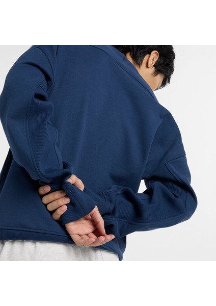 New Balance MT51521 Lacivert Erkek Sweatshirt