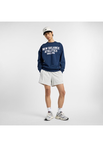 New Balance MT51521 Lacivert Erkek Sweatshirt