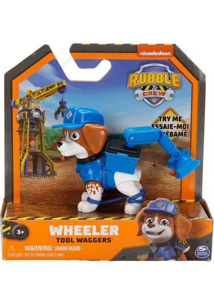 Rubble &amp; Crew Tool Waggers Aksiyon Figürü - Wheeler