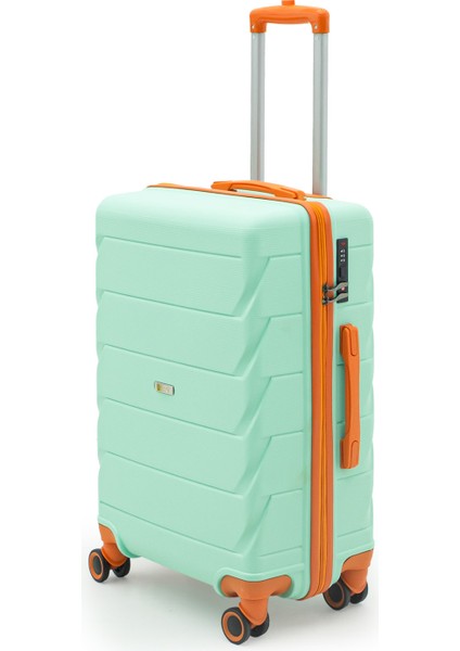 Copella Polipropilen & Kırılmaz 2'li Valiz Seti Orta & Kabin - Su Yeşili fiyatları