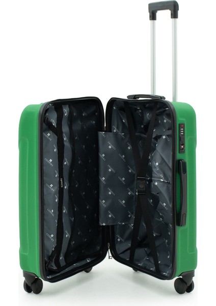 Petra Lüx 2'Li Abs Valiz Seti Orta & Küçük - Yeşil modelleri