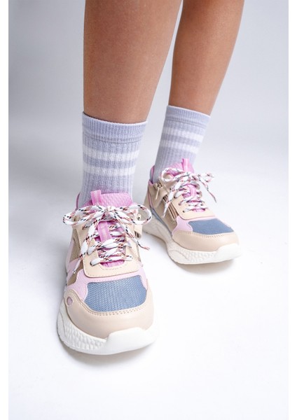 Kız Çocuk Bej Günlük Spor Ayakkabı indirimleri