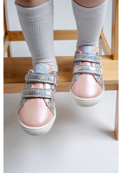 Kız Çocuk Pudra Sneaker Ayakkabı