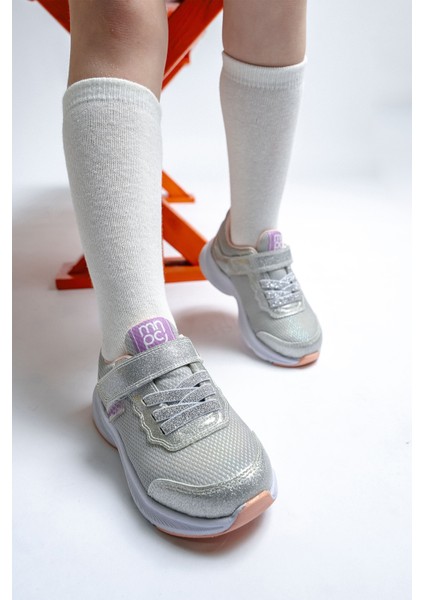 Kız Çocuk Gümüş Günlük Spor Ayakkabı indirimleri
