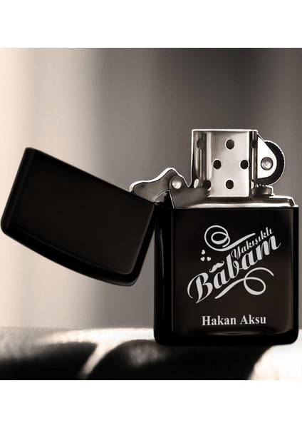 Kişiye Özel Isimli Baba Temalı Siyah Türk Kahvesi Fincanı&cüzcan&çakmak&sigara Kutusu Hediye Seti-6, Babaya Hediye, Babalar Günü Hediyeleri fırsatları