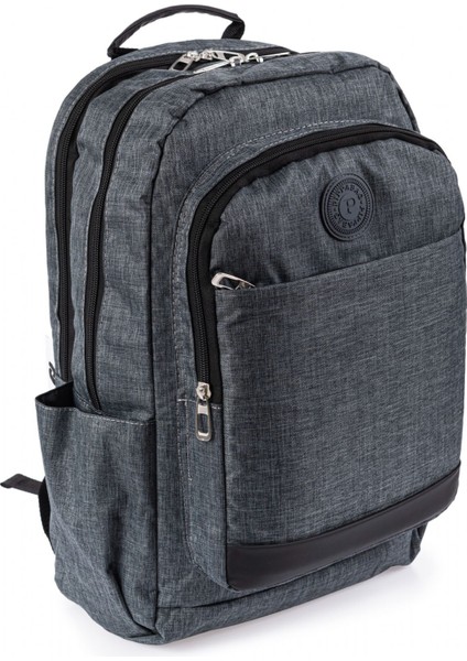 Fabeka Tablet Bölmeli Gri Erkek Sırt Çantası - Günlük ve Seyahat