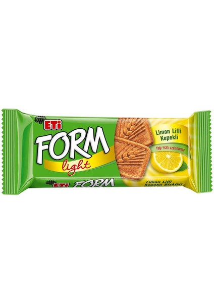 Form Light Limon Lifli Kepekli Bisküvi 50 G x 24 Adet