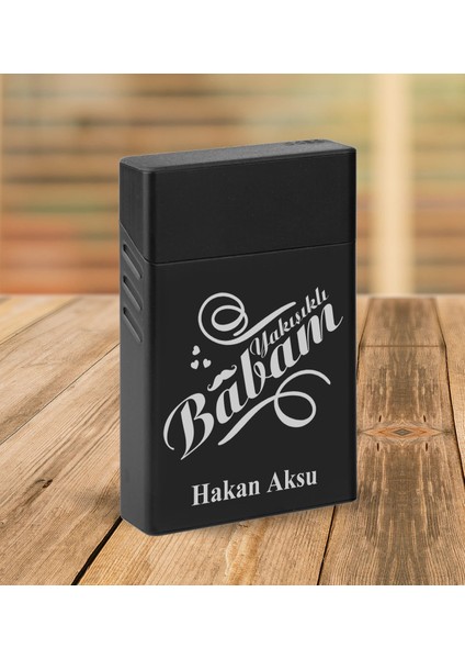 Kişiye Özel Isimli Baba Temalı Siyah Türk Kahvesi Fincanı&metal Kalem&çakmak&sigara Kutusu Hediye Seti-6, Babaya Hediye, Babalar Günü Hediyeleri modelleri