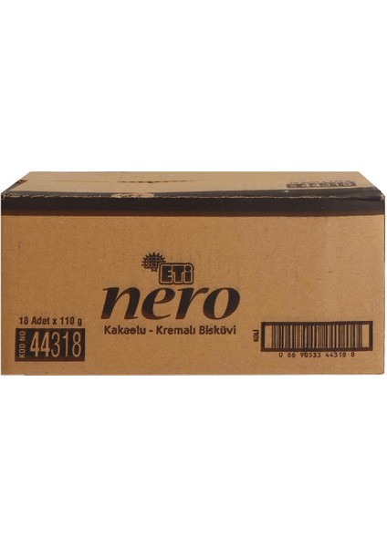 Eti Nero Bisküvi 110 G x 18 Adet