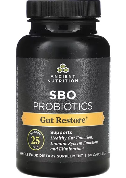 Sbo Probiotics 25 Billion Cfu 60 Capsules