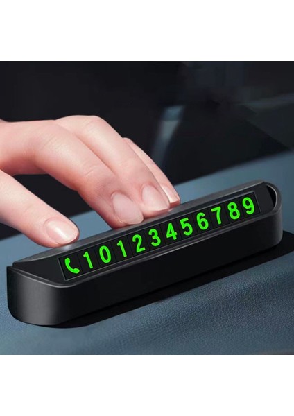 Pratikaı Pratik Fosforlu Telefon Numarası Araç Içi Oto Numaratör | Şık & Işlevsel
