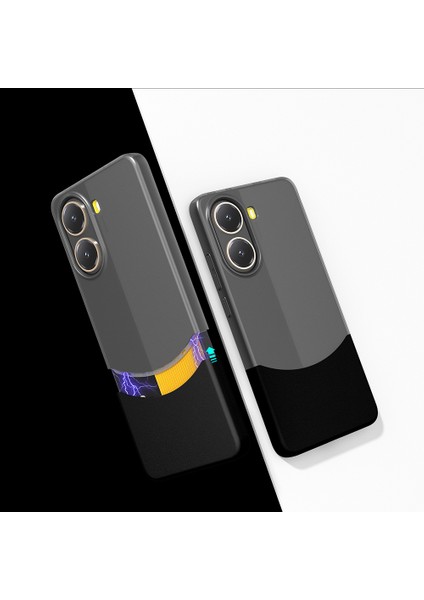 Poco X7 Pro Kılıf Mıknatıslı Tkgn Duble Kapak - Gri