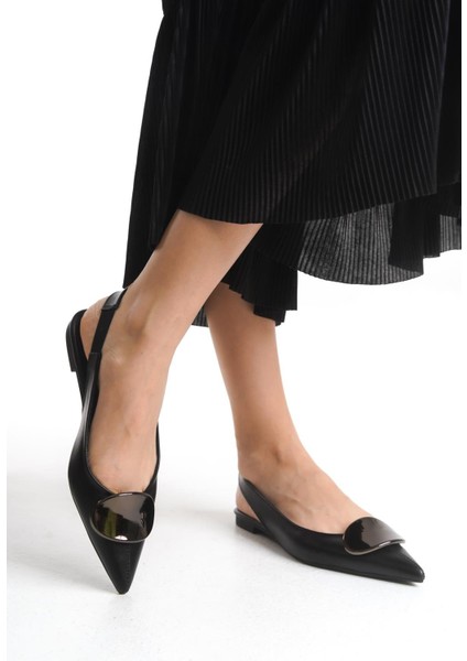 Venezıa Bej Ekstra Yumuşak Aksesuarlı Kadın Babet