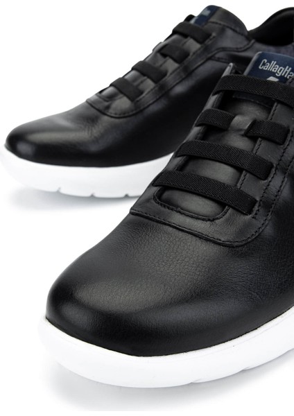 Erkek Deri Siyah Sneakers & Spor Ayakkabı 618 51314 Erk Ayk Y25 Negro fırsatları