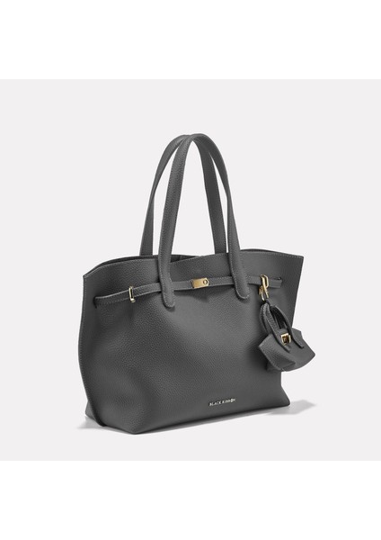 Dora Maxi Tote Bag Koyu Gri