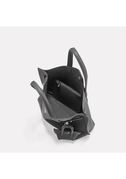 Dora Maxi Tote Bag Koyu Gri