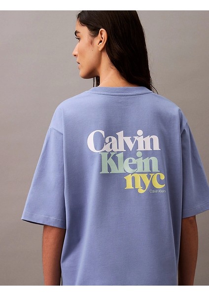 Kadın Mor T-Shirt LV047AB813-UB1