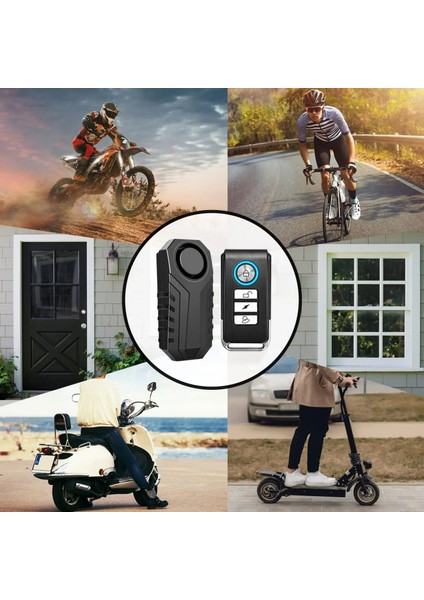 Bisiklet Motosiklet Alarm Cihazı Uzaktan Kumandalı Hırsızlık Önleyici Sistem