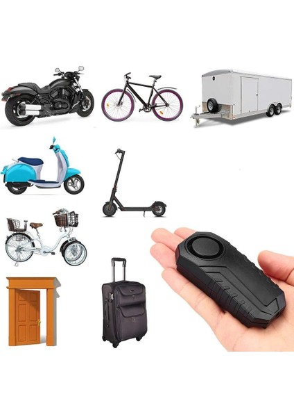 Bisiklet Motosiklet Alarm Cihazı Uzaktan Kumandalı Hırsızlık Önleyici Sistem