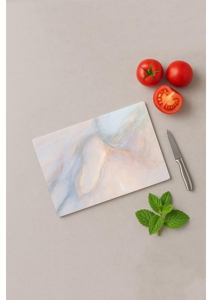2'li Temperli Cam Kesme Tahtası 20X30 & 25X35 cm | Desenli Antibakteriyel Mutfak Doğrama Camı fiyatları