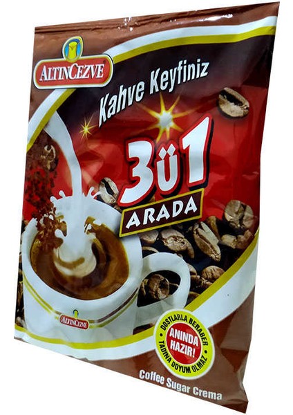 3 Ü 1 Arada Hazır Kahve 250 gr - Üçü Birarada