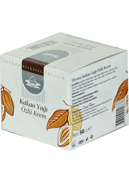 Kakao Yağı Özlü Çatlak Kremi 50 cc