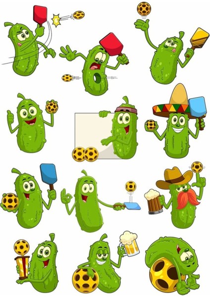 Salatalık Turşusu Sticker Set 1