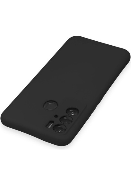 Tecno Pova Neo Kılıf Nano Içi Kadife Silikon - Siyah Ferrg