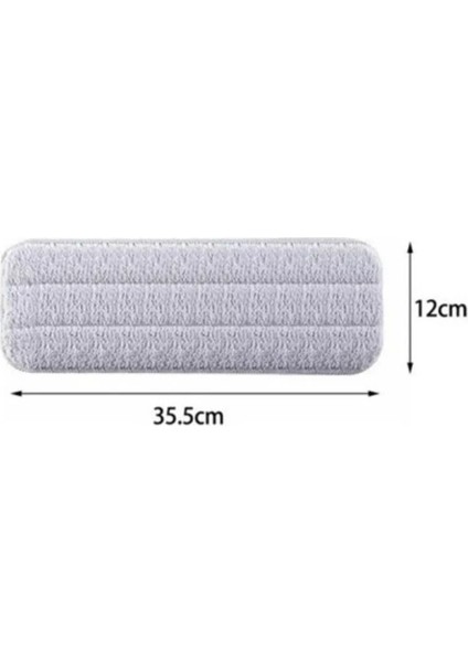 Micro Fiber Yedek 2'Li Bez Tb500 360 Spray Mop Uyumlu